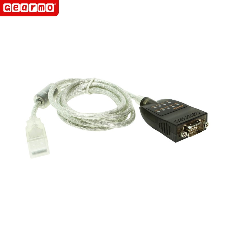 Gearmo USB to RS-232 Serial Adapter w/LED Indicators Windows 11 Support - Image 4